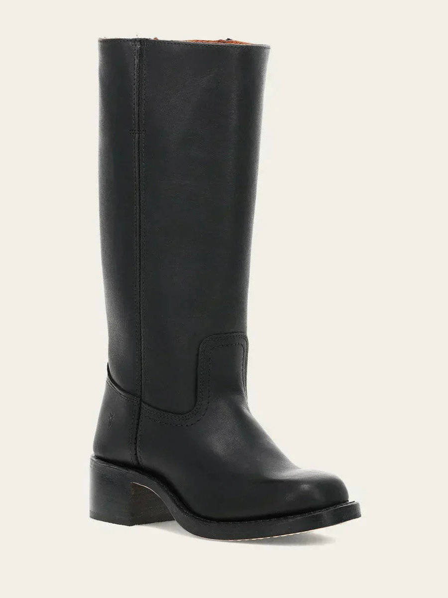 Calveth | Women's Leather Campus Knee High Boots