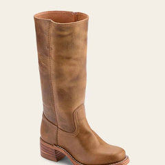 Calveth | Women's Leather Campus Knee High Boots