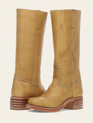 Calveth | Women's Leather Campus Knee High Boots