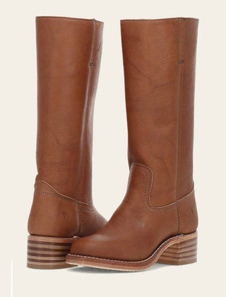 Calveth | Women's Leather Campus Knee High Boots