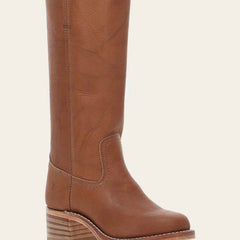 Calveth | Women's Leather Campus Knee High Boots