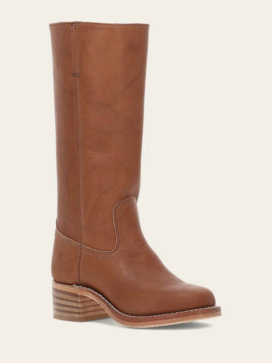 Calveth | Women's Leather Campus Knee High Boots