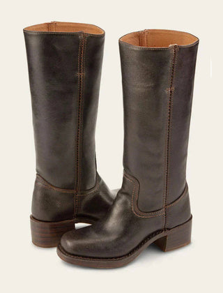Calveth | Women's Leather Campus Knee High Boots