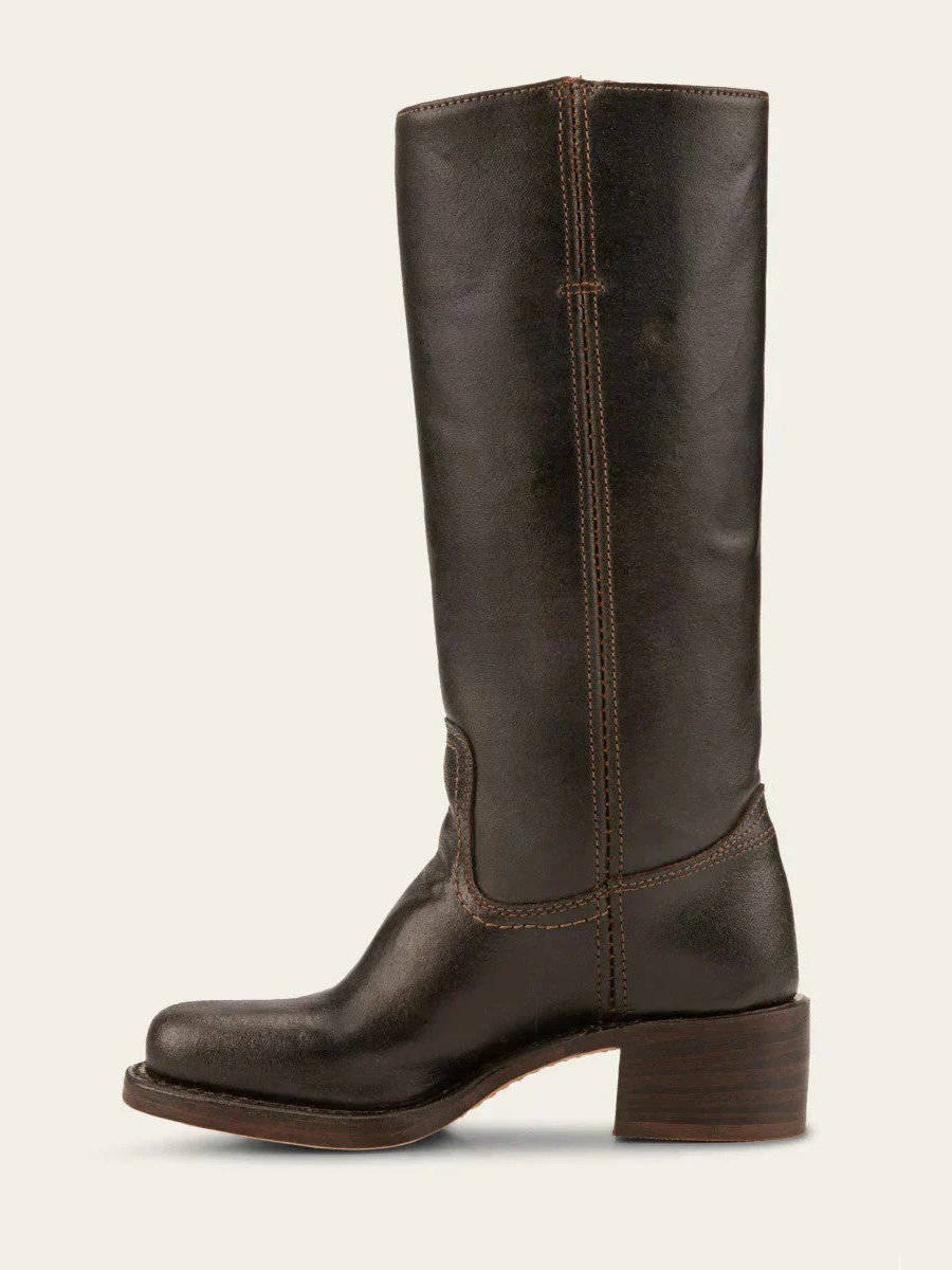 Calveth | Women's Leather Campus Knee High Boots