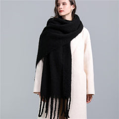 Greta Blanket Scarf Oversized Wool Blend