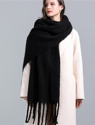 Greta Blanket Scarf Oversized Wool Blend