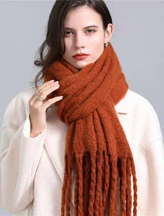 Greta Blanket Scarf Oversized Wool Blend