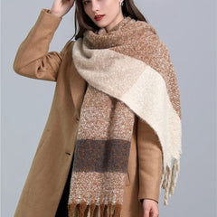 Greta Blanket Scarf Oversized Wool Blend
