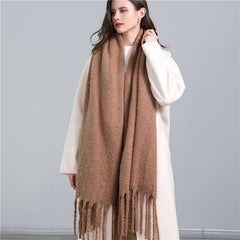 Greta Blanket Scarf Oversized Wool Blend