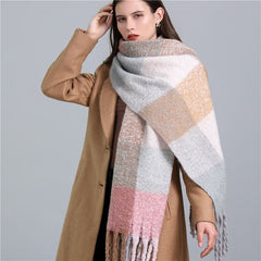 Greta Blanket Scarf Oversized Wool Blend