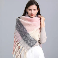 Greta Blanket Scarf Oversized Wool Blend