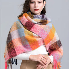 Greta Blanket Scarf Oversized Wool Blend