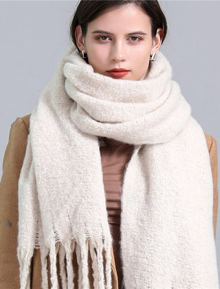 Greta Blanket Scarf Oversized Wool Blend