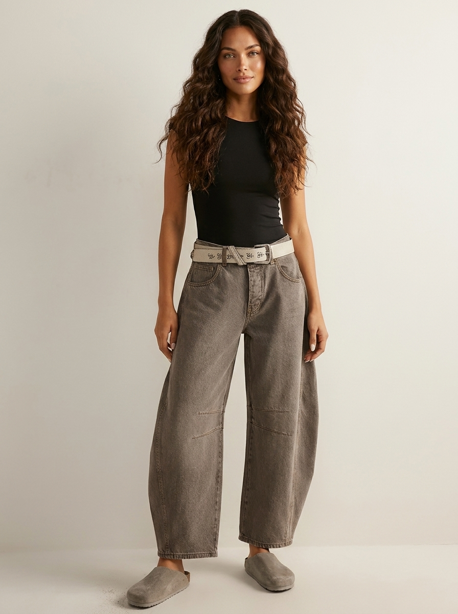 Charlotte | Barrel Relaxed Fit Women Jeans