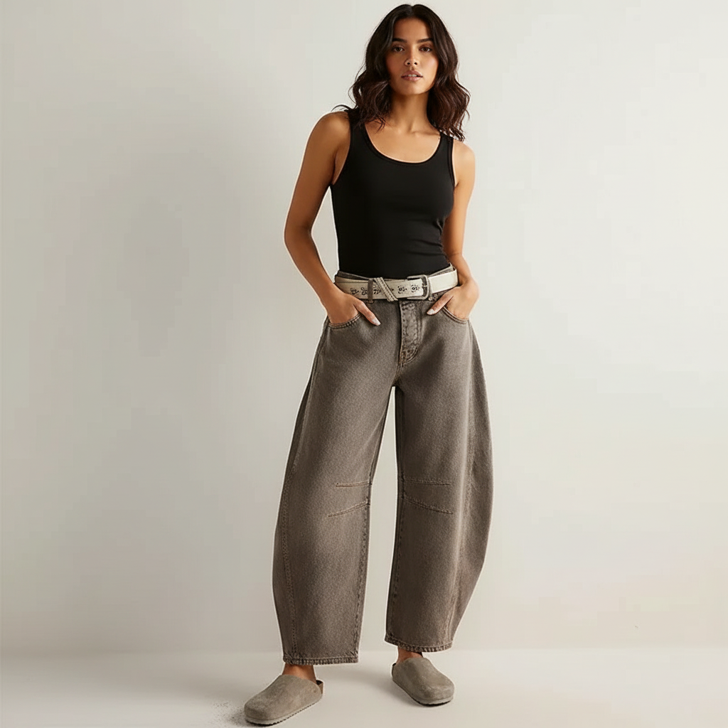 Charlotte | Barrel Relaxed Fit Women Jeans