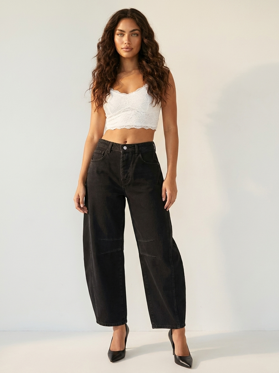 Charlotte | Barrel Relaxed Fit Women Jeans
