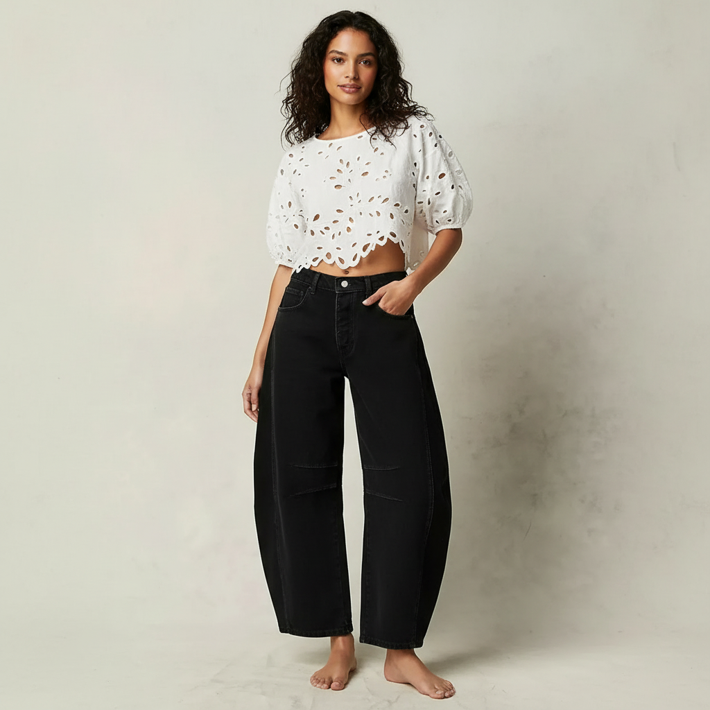 Charlotte | Barrel Relaxed Fit Women Jeans