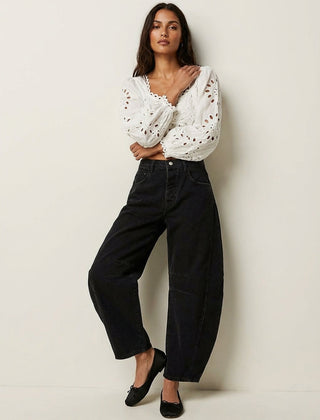 Charlotte | Barrel Relaxed Fit Women Jeans