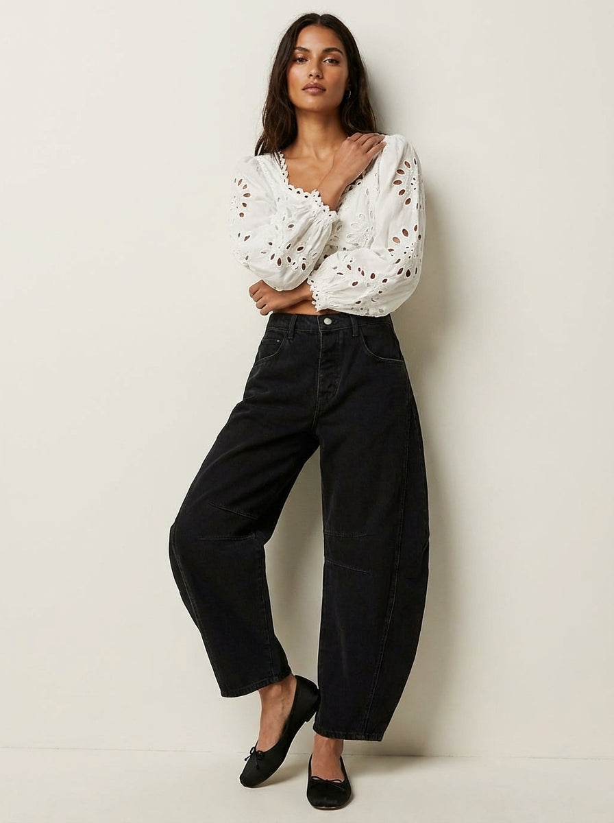 Charlotte | Barrel Relaxed Fit Women Jeans