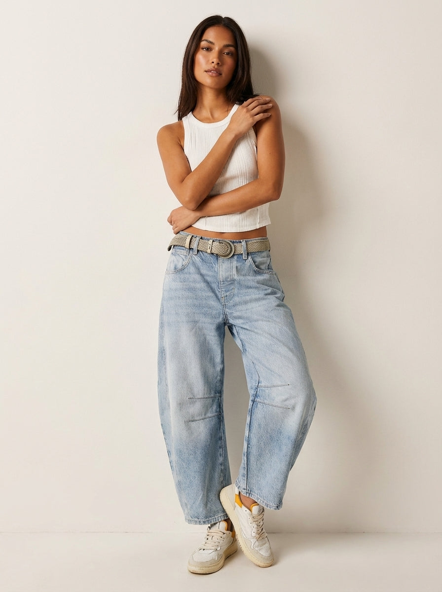 Charlotte | Barrel Relaxed Fit Women Jeans