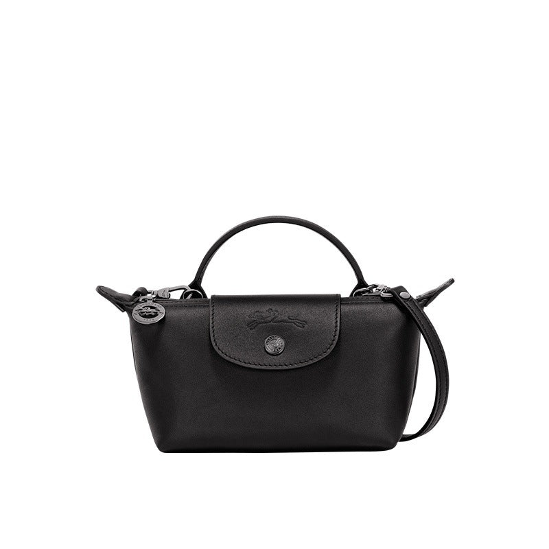 Charlotte | Leather Mini Crossbody Longchamp Bag