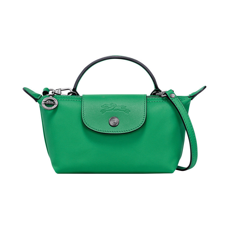Charlotte | Leather Mini Crossbody Longchamp Bag