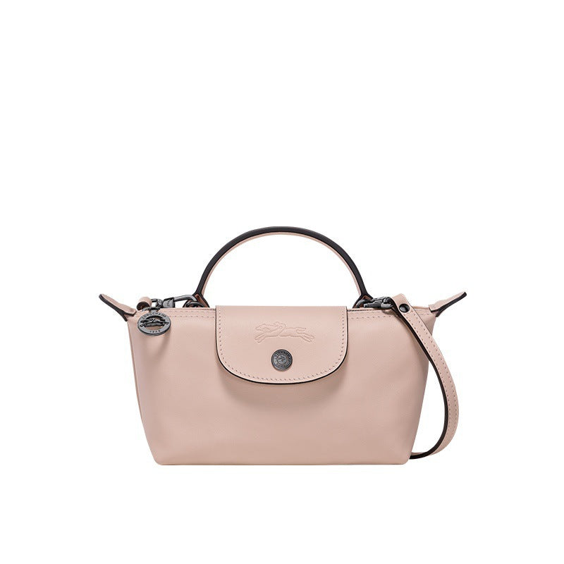 Charlotte | Leather Mini Crossbody Longchamp Bag
