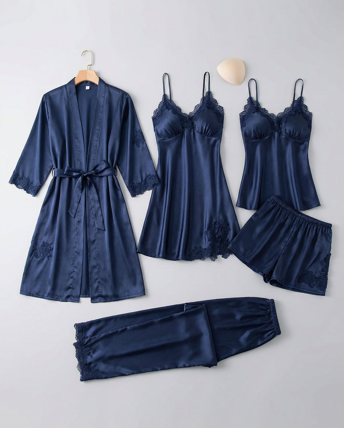 Charlotte | Silk Two White Denim Piece Set