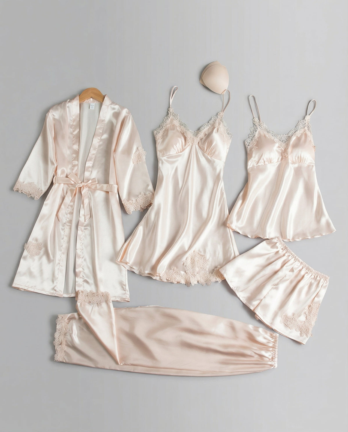 Charlotte | Silk Two White Denim Piece Set