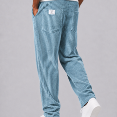Cormac | Men's Relaxed Fit Corduroy Pants With Elastic Waist