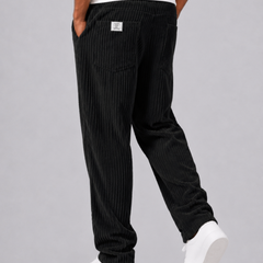 Cormac | Men's Relaxed Fit Corduroy Pants With Elastic Waist