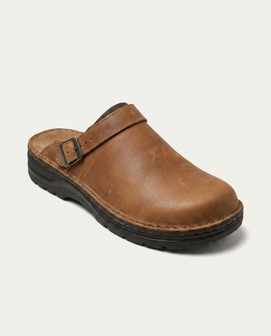 Margaux Clogs Leather Look Slip On