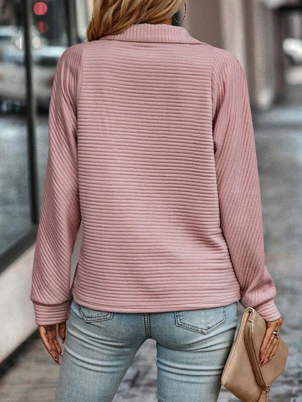 Ines Half Zip Sweater V Neck