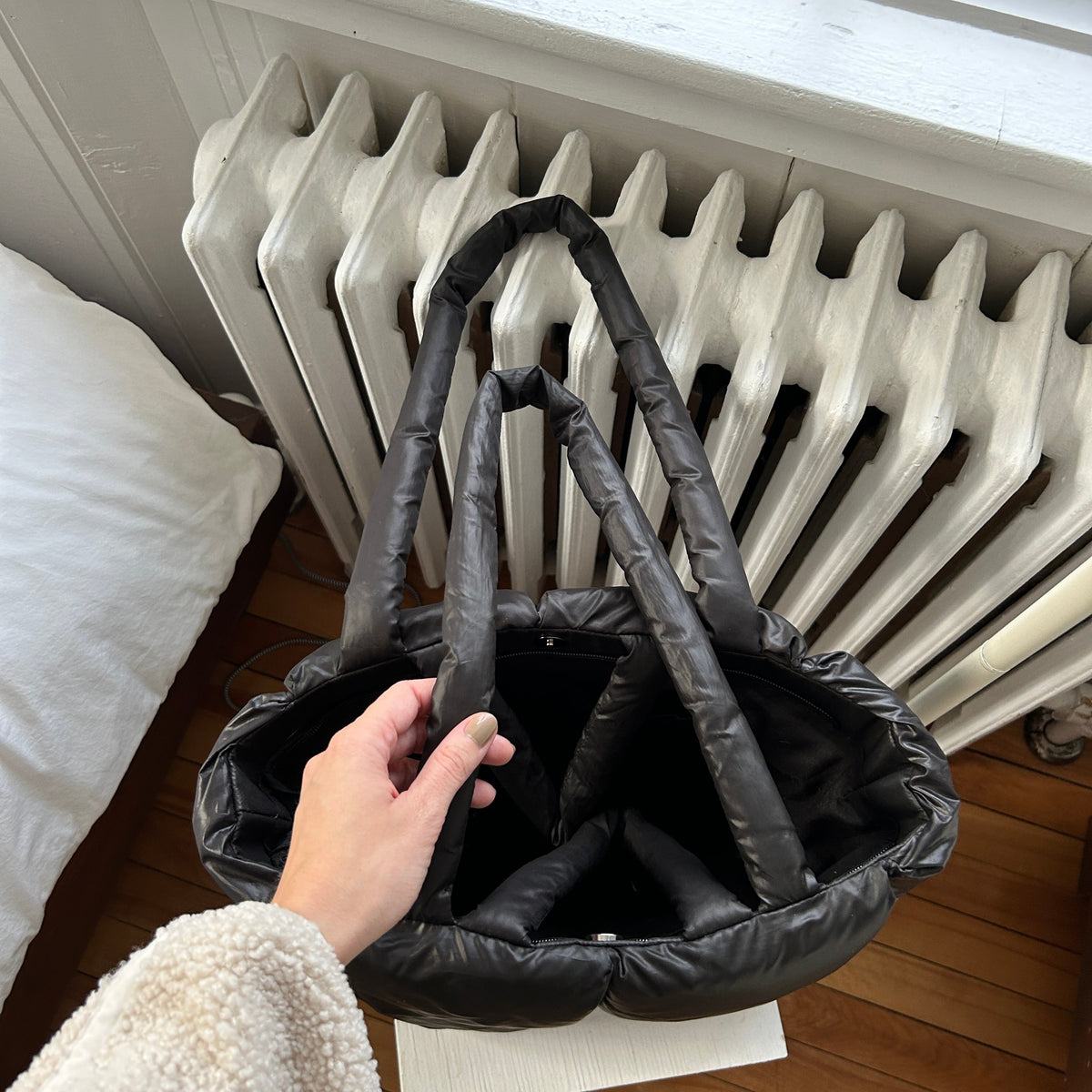 Elia | Women's Large Quilted Puffer Tote Bag