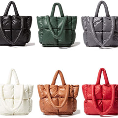 Elia | Women's Large Quilted Puffer Tote Bag