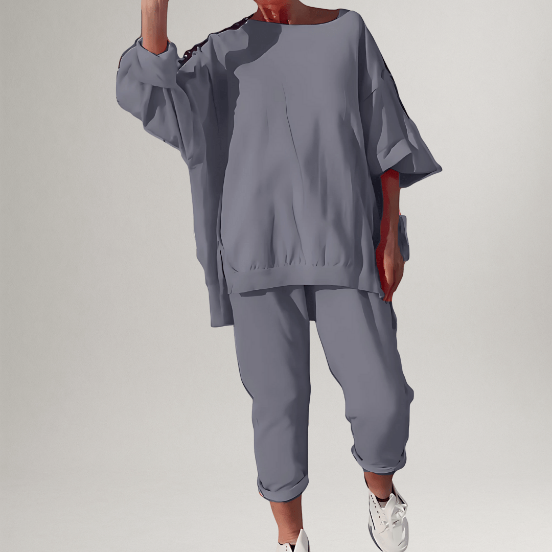 Eva | Oversized Knit Sweater Set