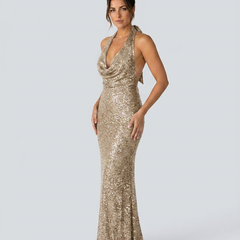 Emma | Maxi Winter Sequin Women Dress