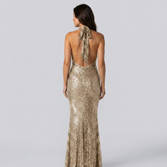 Emma | Maxi Winter Sequin Women Dress