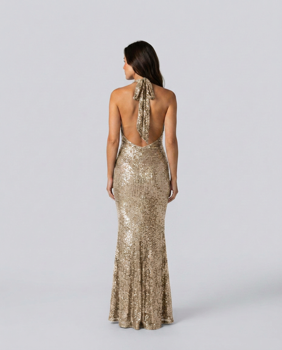 Emma | Maxi Winter Sequin Women Dress
