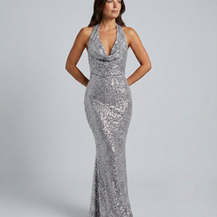 Emma | Maxi Winter Sequin Women Dress