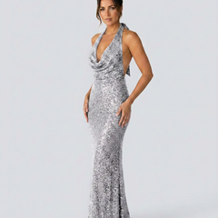 Emma | Maxi Winter Sequin Women Dress
