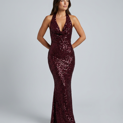 Emma | Maxi Winter Sequin Women Dress