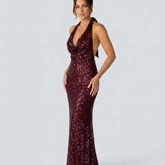 Emma | Maxi Winter Sequin Women Dress