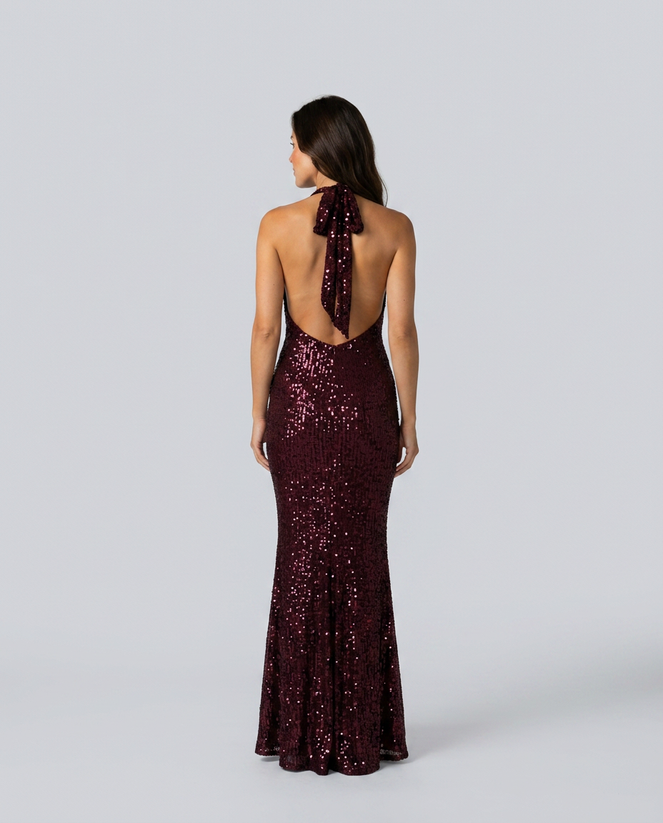 Emma | Maxi Winter Sequin Women Dress