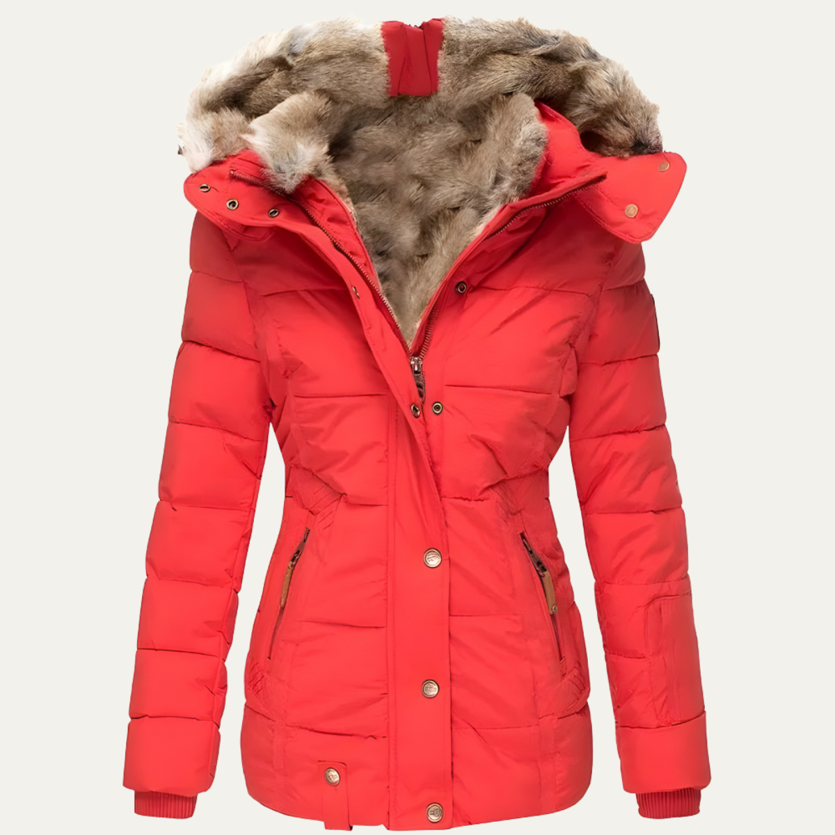 Harriet | Faux Fur Hood Winter Jacket