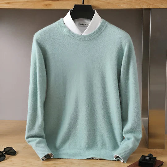 Ethan | Knit Men Open Cable Sweater