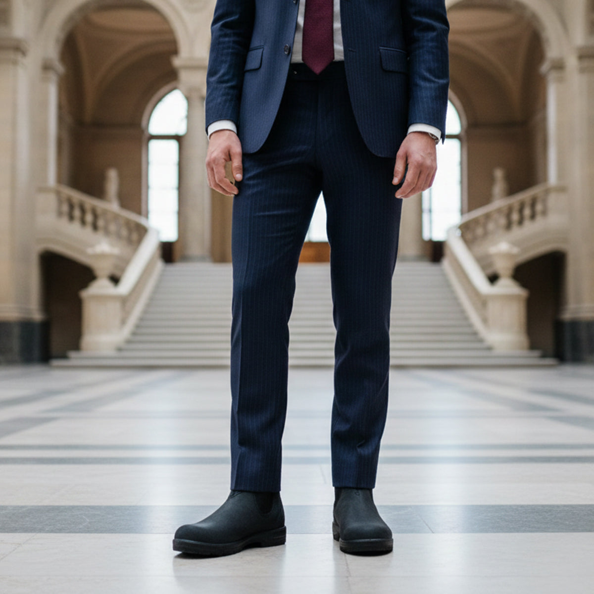 Ethan | Leather Winter Chelsea Men Boots