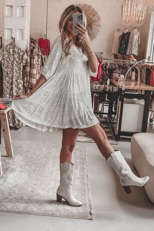 Clara | Sequin Mini Dress for Women