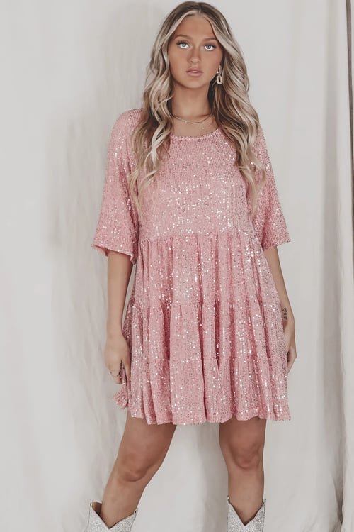 Clara | Sequin Mini Dress for Women