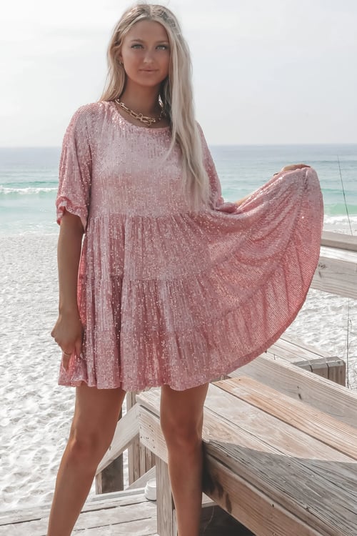 Clara | Sequin Mini Dress for Women